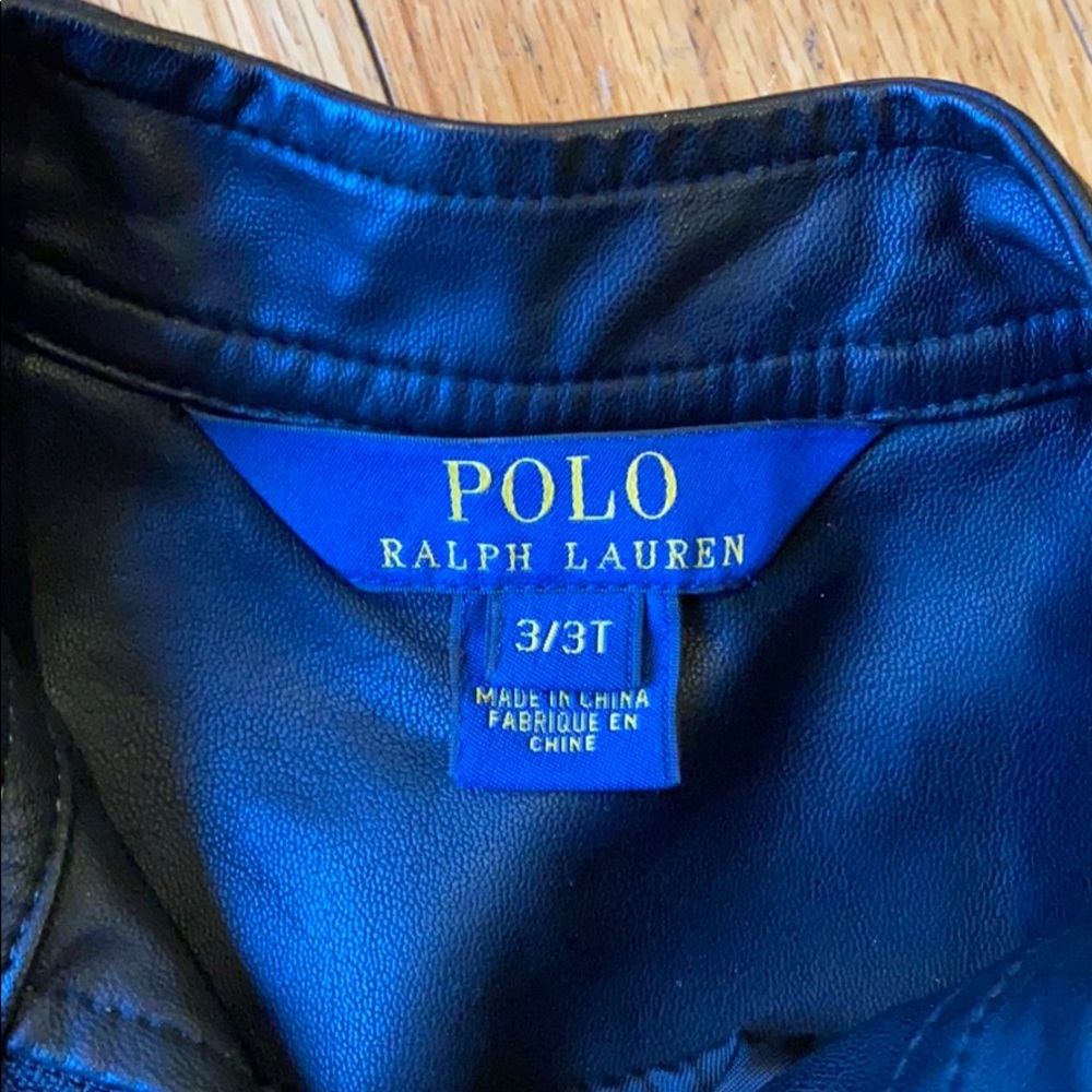 Girls Ralph Lauren Motorcycle Jacket - Picture 3 of 4